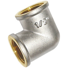 Nickel-Plated Screw Fitting - Elbow F/F (a. 0301)